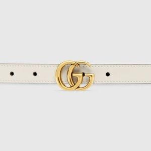 Gucci GG Marmont Mini Leather Belt Size 75